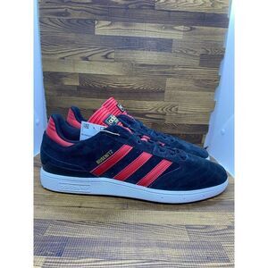 Mens Size 11.5 Adidas Originals Busenitz Skate Shoes Black /Red (GY6898)